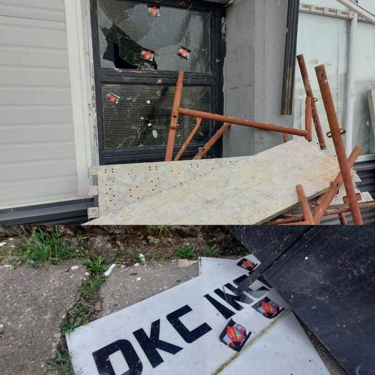  Demolirane prostorije DKC Incel 