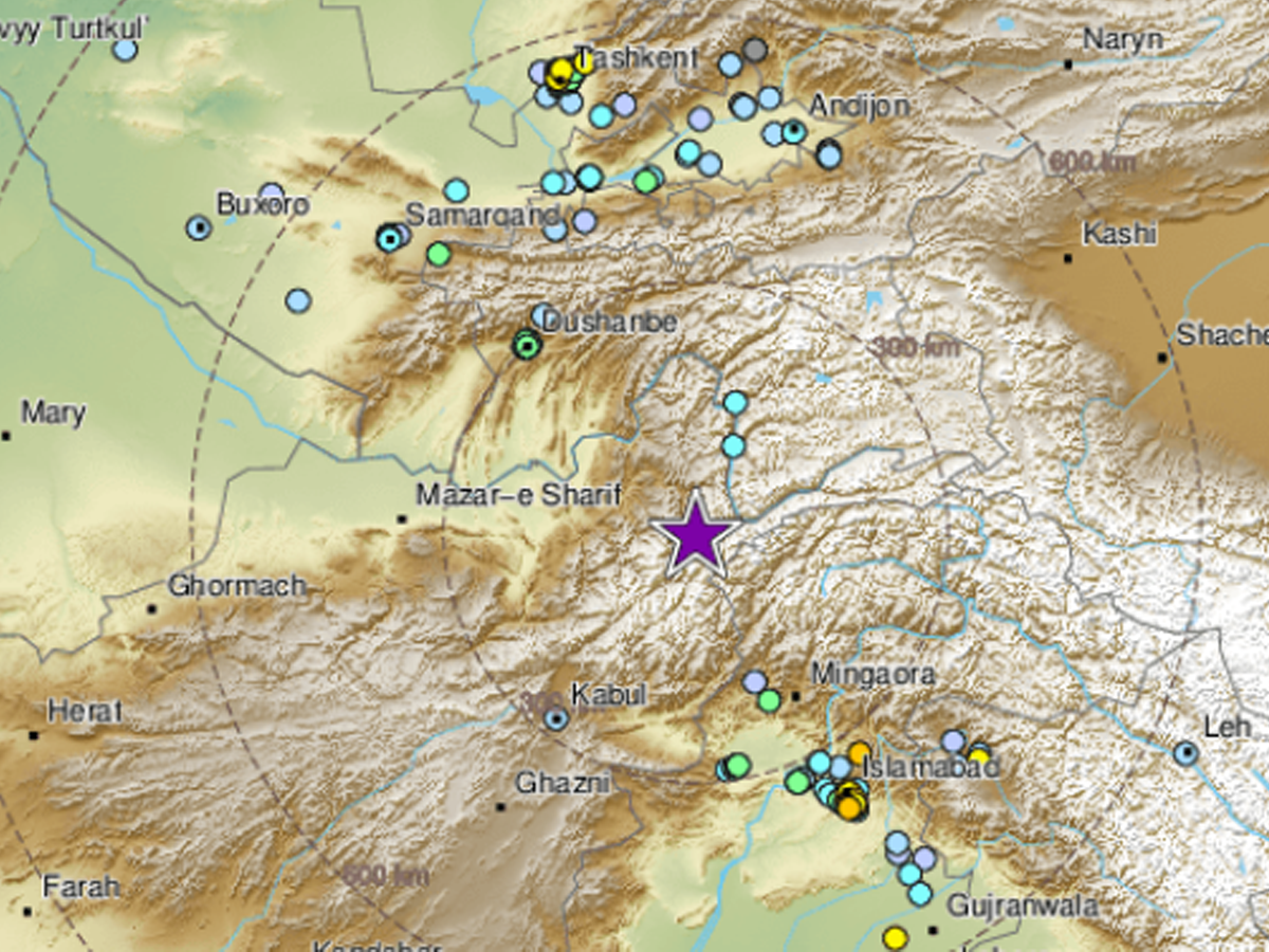  Zemljotres u Avganistanu 