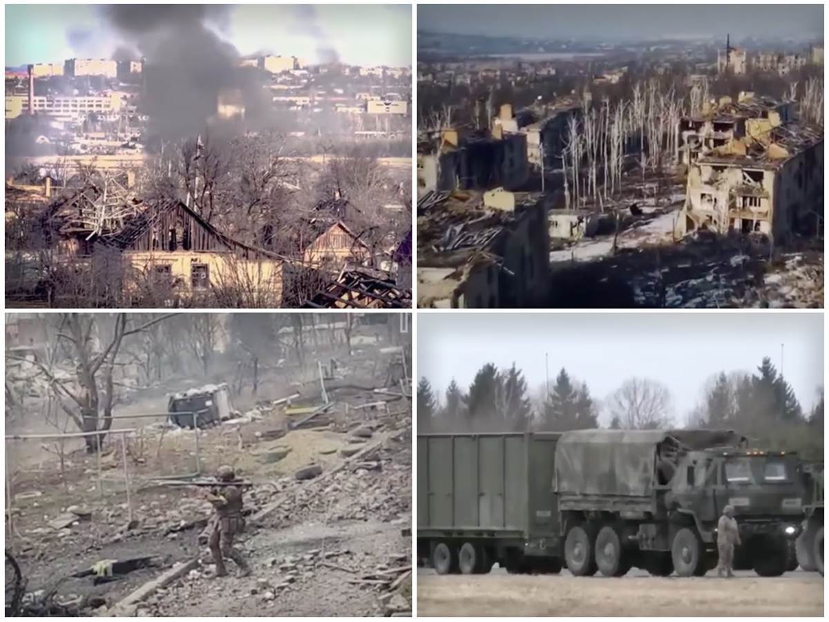  Stanje na frontu u Ukrajini Bahmut Donjeck Zaporožje 