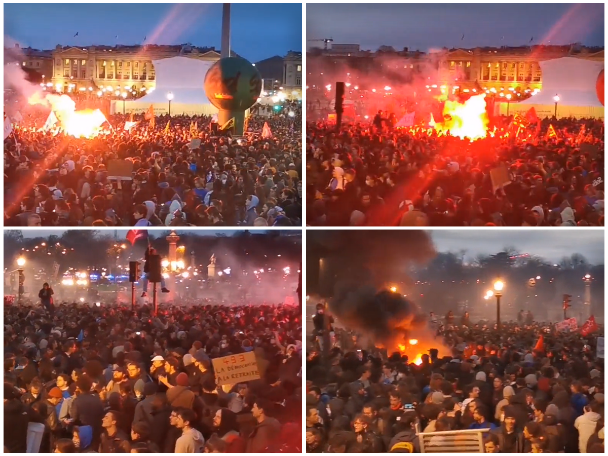  Demonstracije širom Francuske snimci i fotografije 