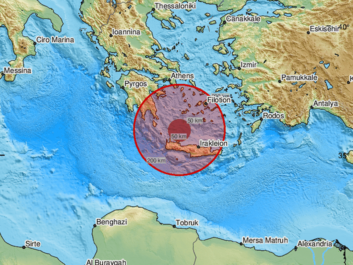  Zemljotres u grčkoj osjetio se u Atini 