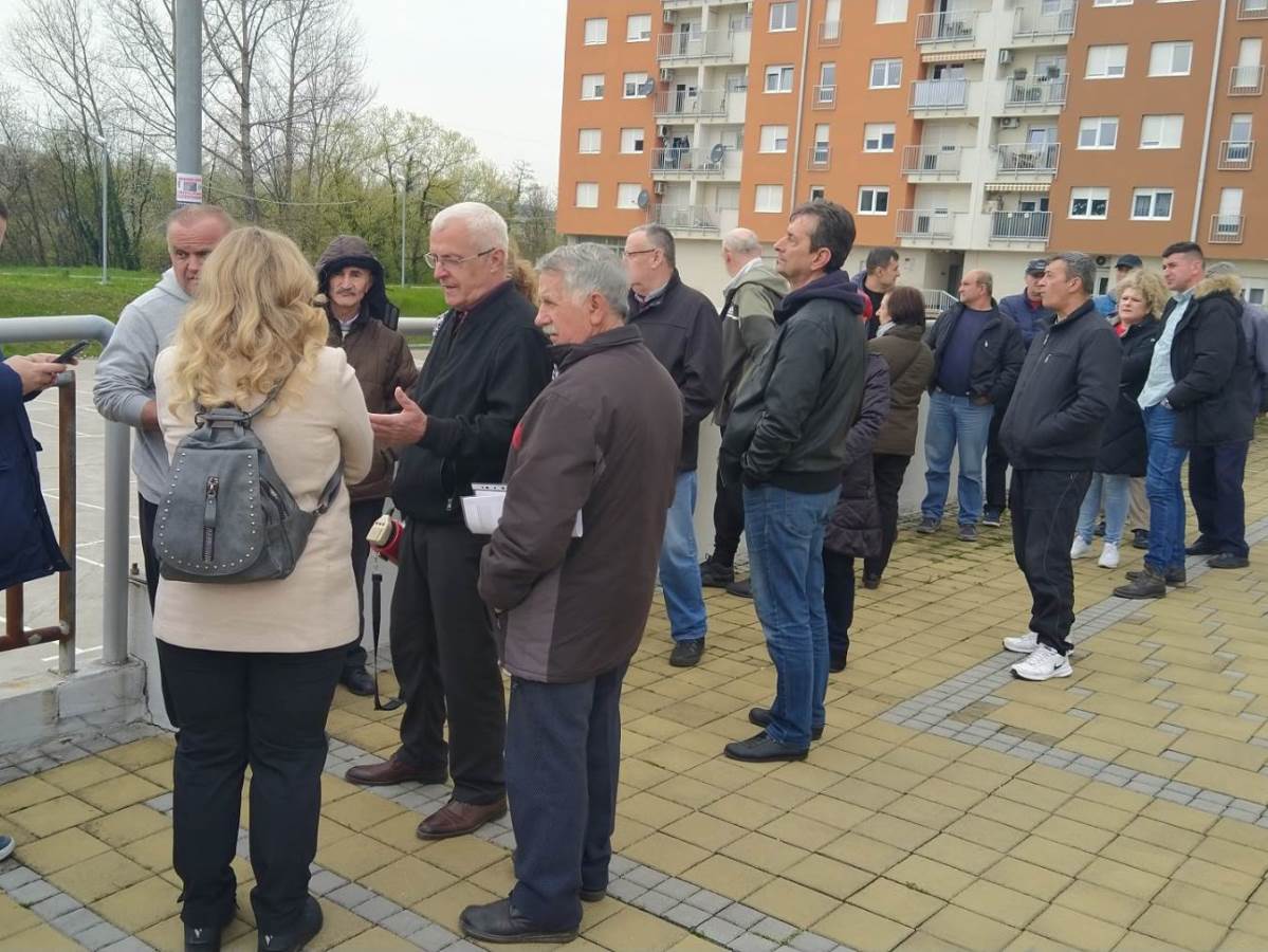 Protest zbog neizgrađenih zgrada u Novom Boriku