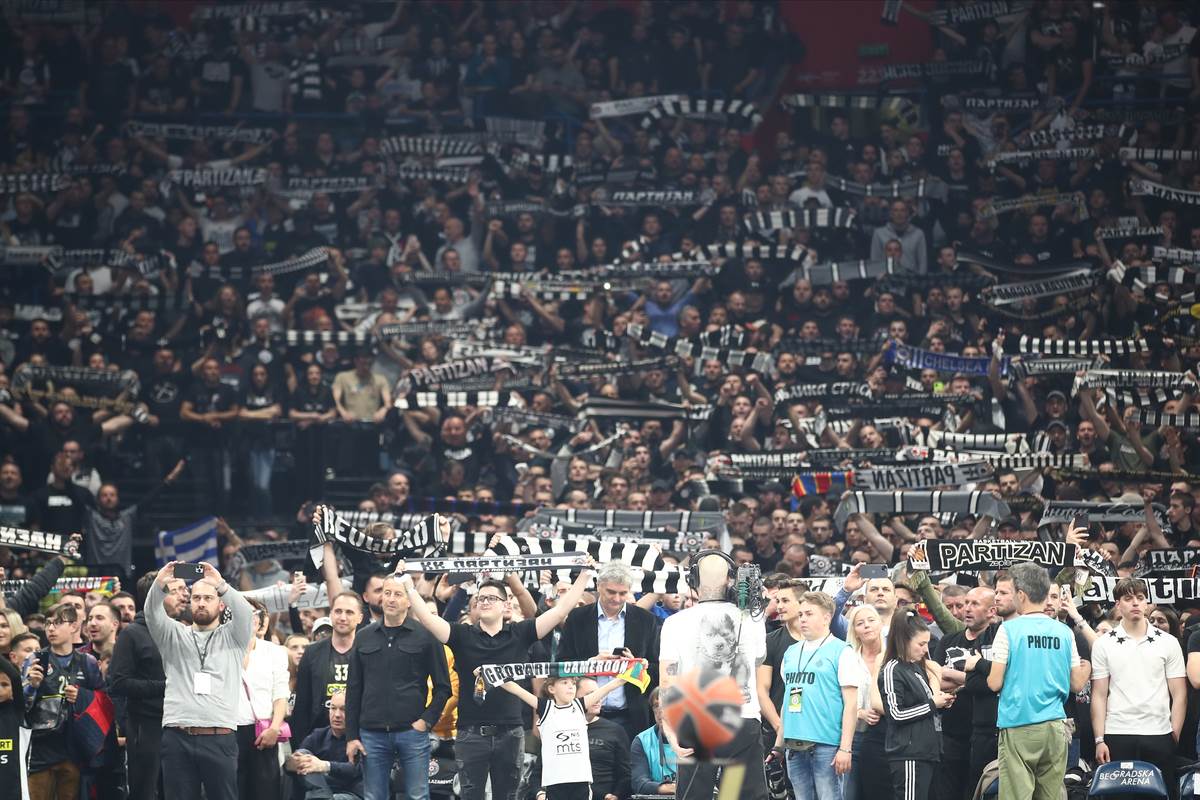  Partizan u Evroligi gledalo više od 300.000 navijača 