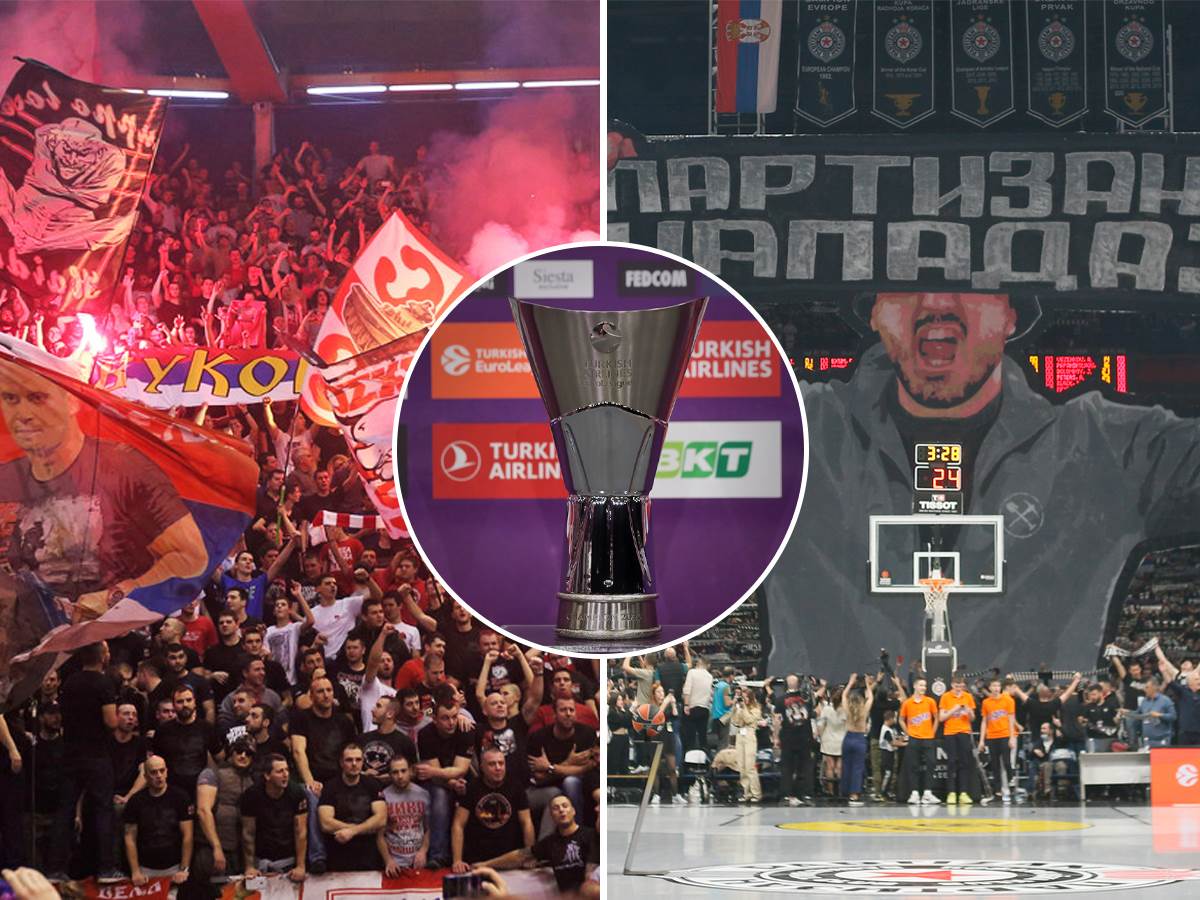  Partizan i Crvena zvezda gleda veliki broj navijača u Evroligi 