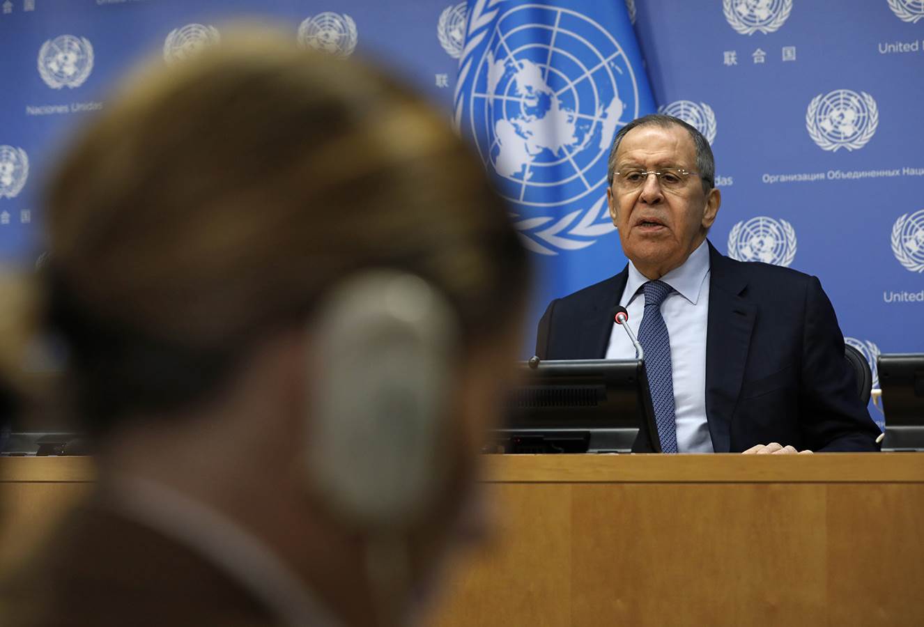  Lavrov govorio u Njujorku o ratu između Rusije i Ukrajine 