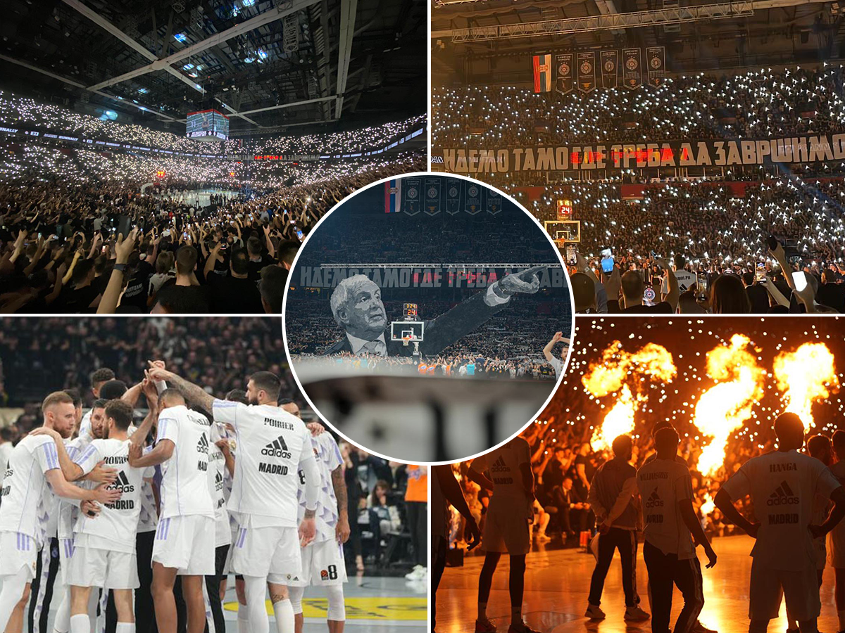  Grobari napravili sjajnu atmosferu na meču Partizan Real Madrid 