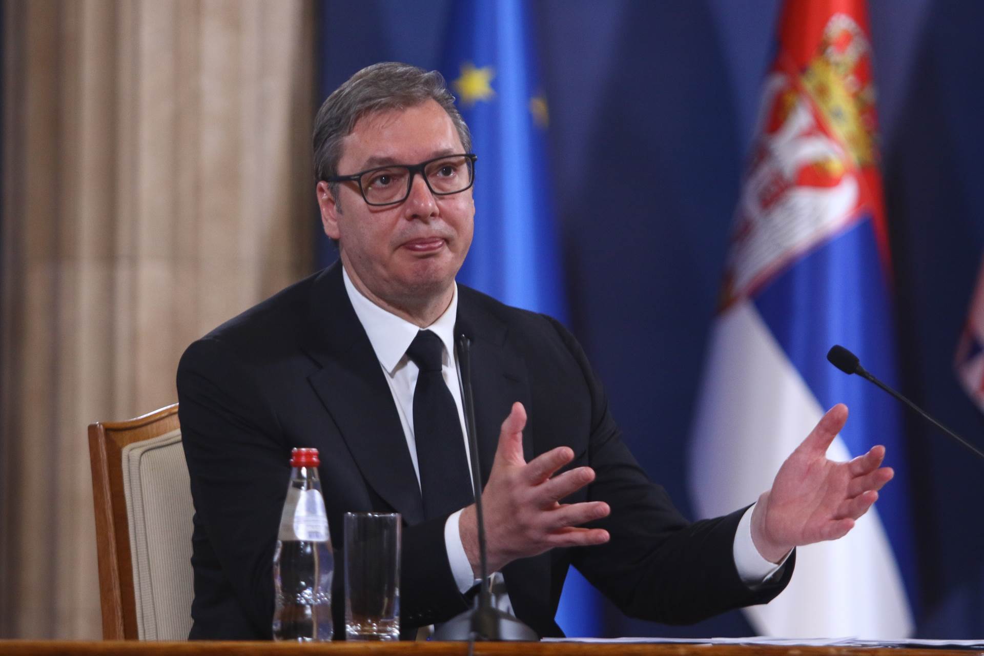  Aleksandar Vučić pres konferencija nakon masakra u školi 