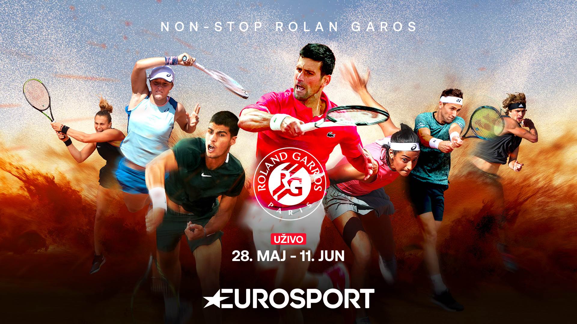  Eurosport prenosi Rolan Garos 
