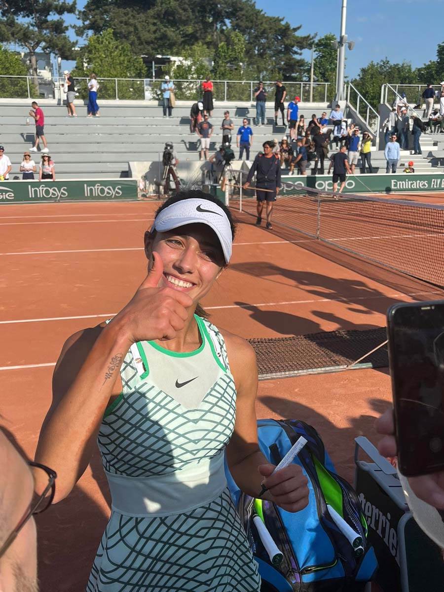  Olga Danilović izajve nakon plasmana u treće kolo Rolan Garosa 