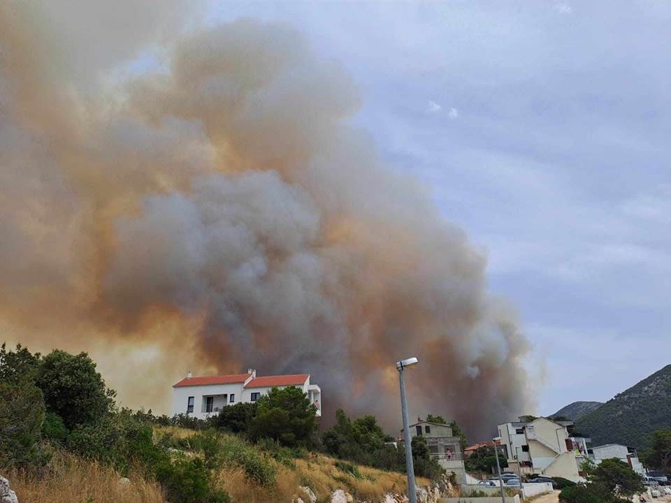  Požari u Hrvatskoj dalmacija 