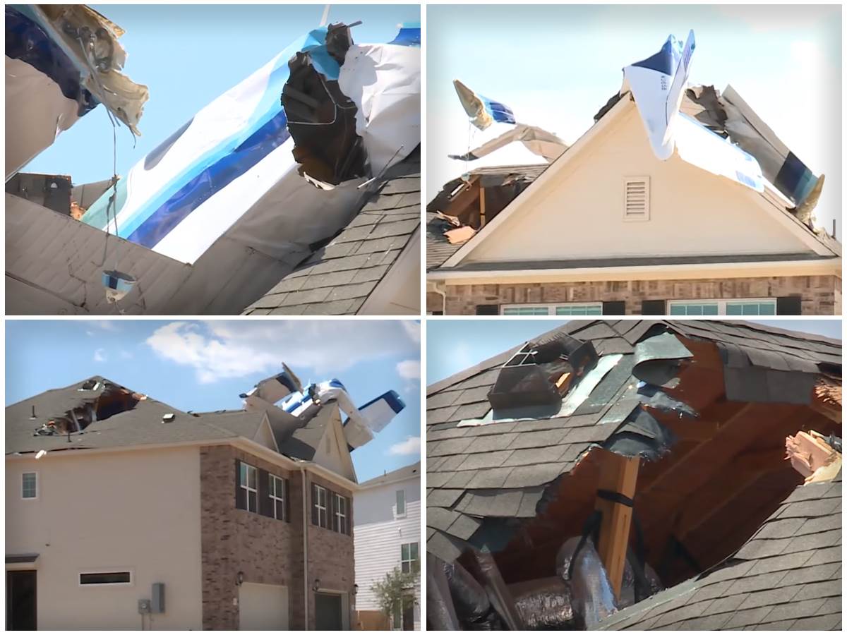  Privatni avion pao na krov kuće u Teksasu 