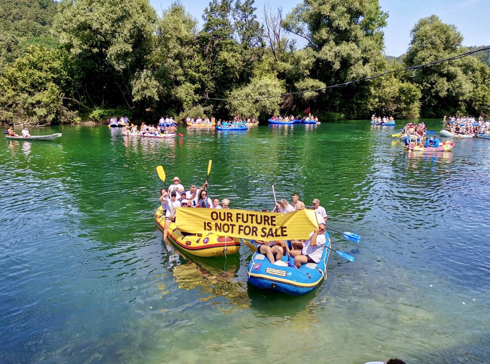  Bageri otišli s izvora une u Donjoj Suvaji 