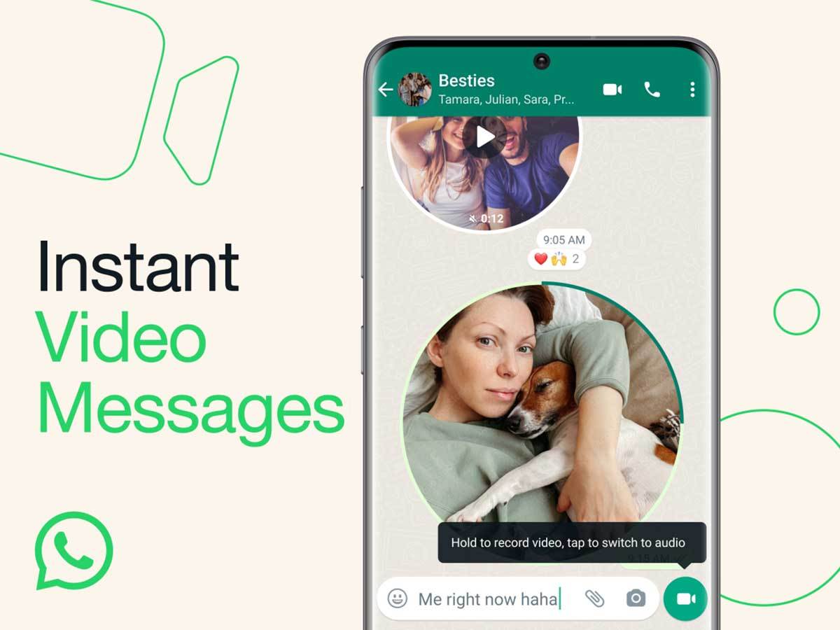  Slanje video poruka na Whatsapp 