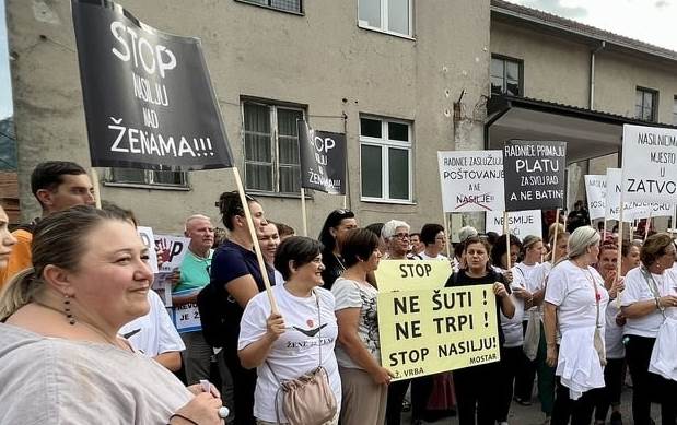  Protest u Jablanici nakon slučaja nasilja u hotelu 