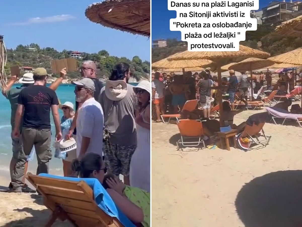  Protest zbog ležaljki i barova na grčkim plažama 