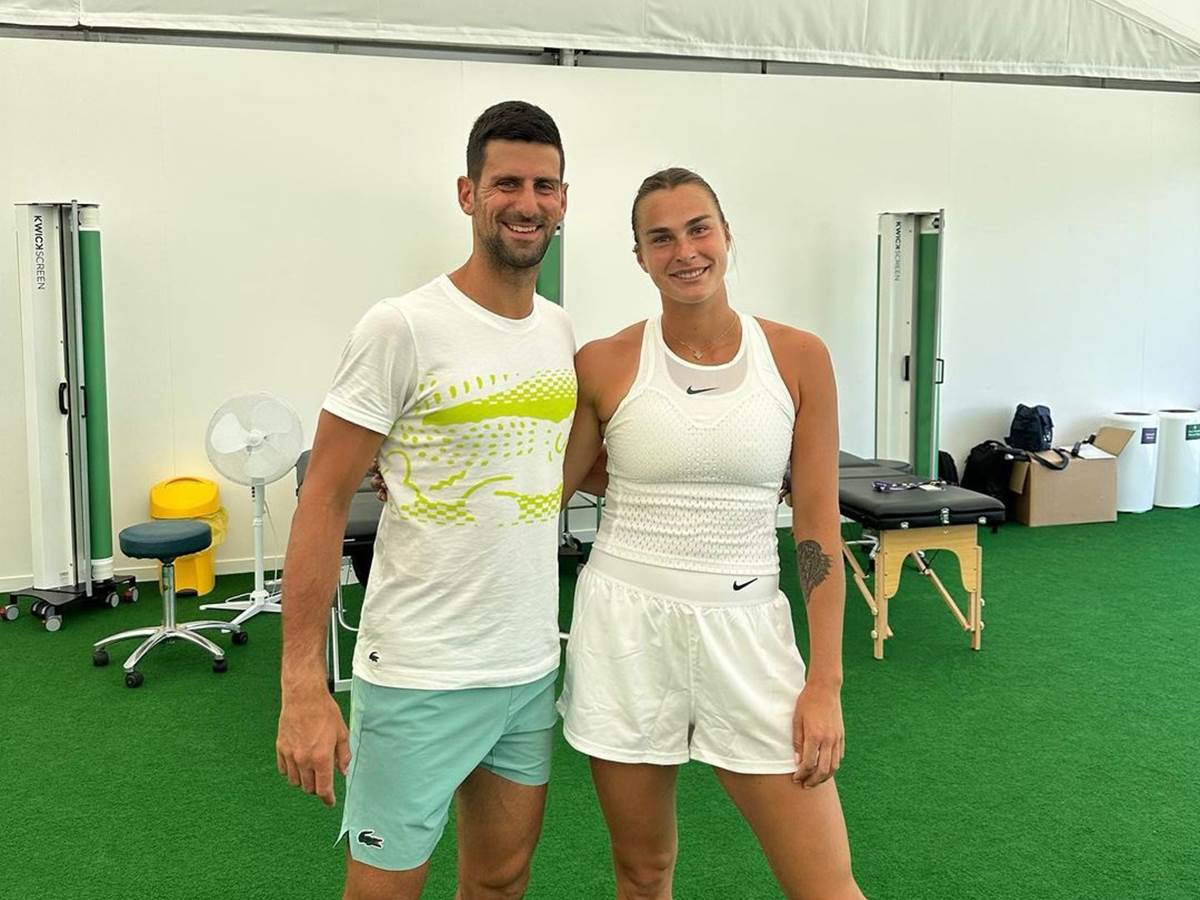  Arina Sabalenka i Novak Đoković  