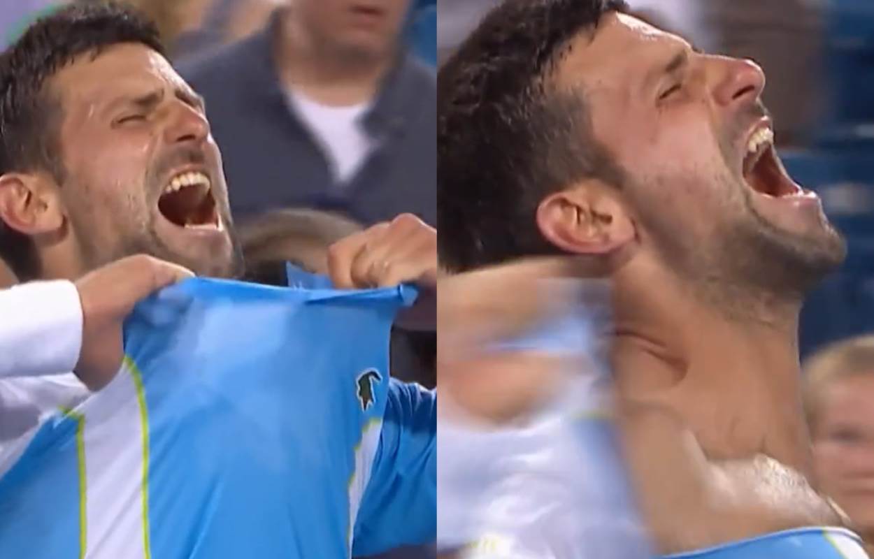  Novak Đoković pocijepao majicu poslije finala Sinsinatija 