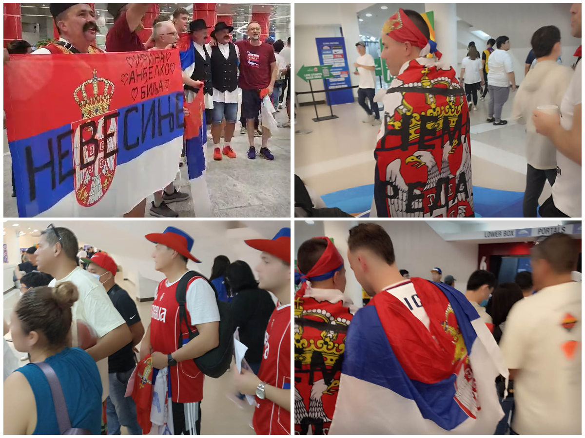  Navijači Srbije na Mundobasketu 2023 