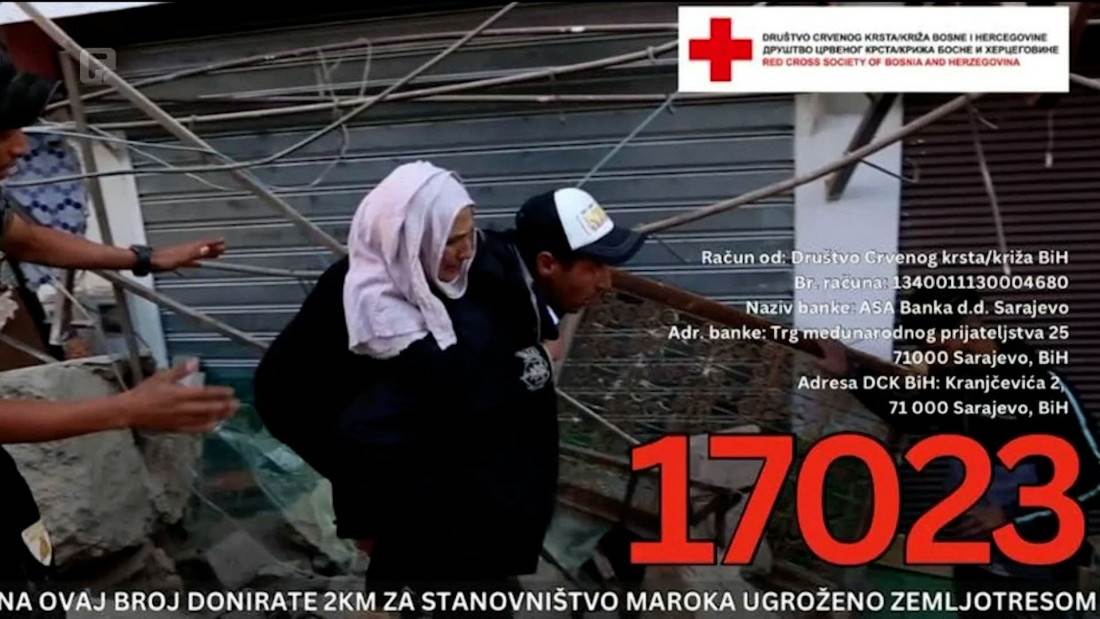  Humanitarni broj za pomoć Maroku 