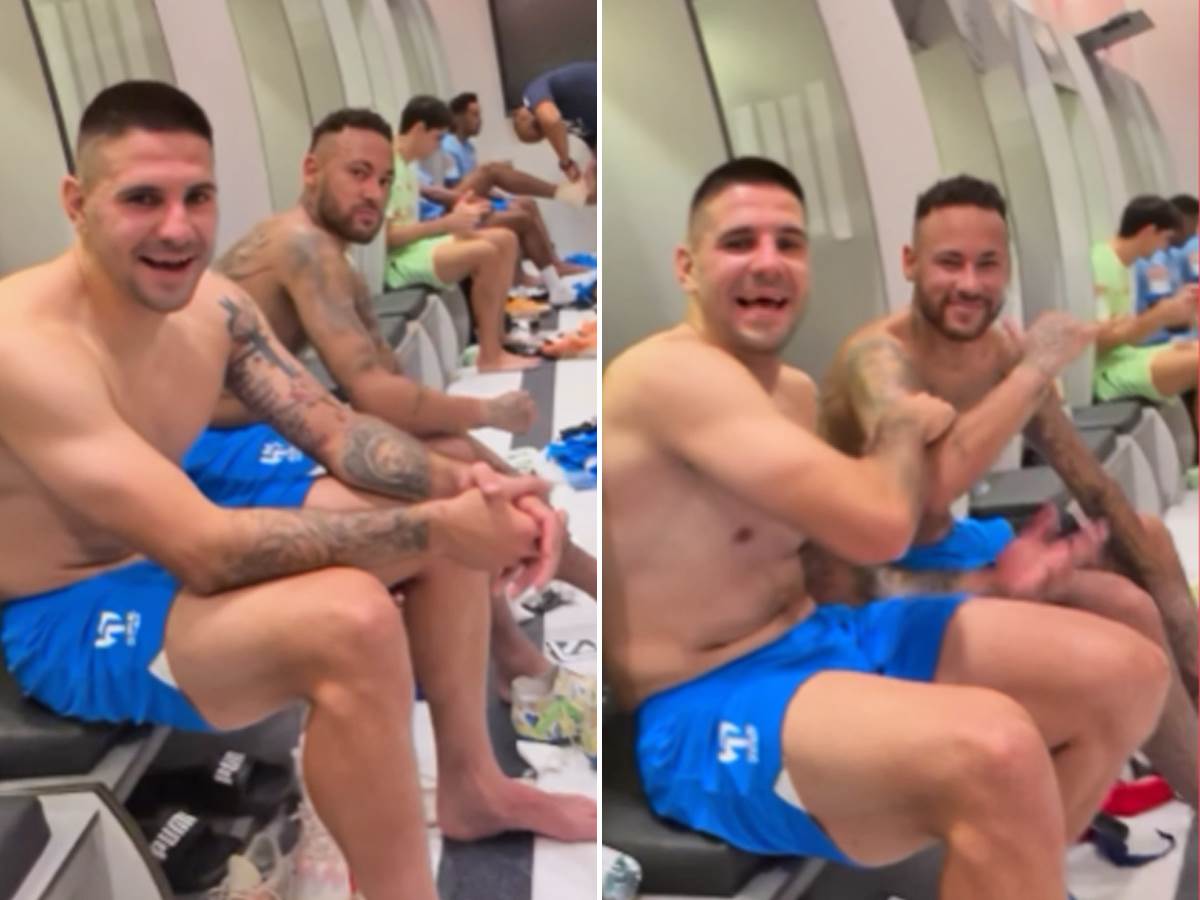  Aleksandar Mitrović slavi pobjedu sa Nejmarom 