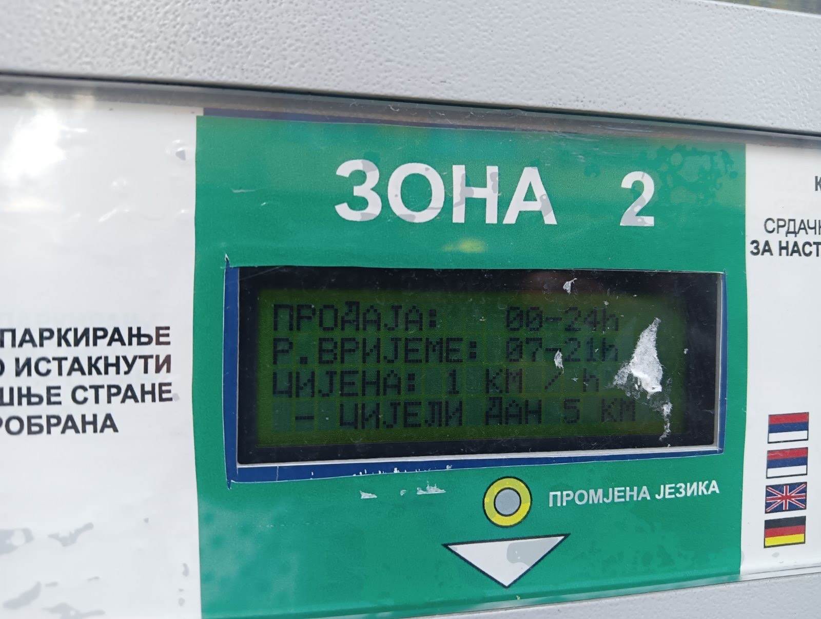 Cijene parkinga u Banjaluci Cijene parkinga u Banjaluci