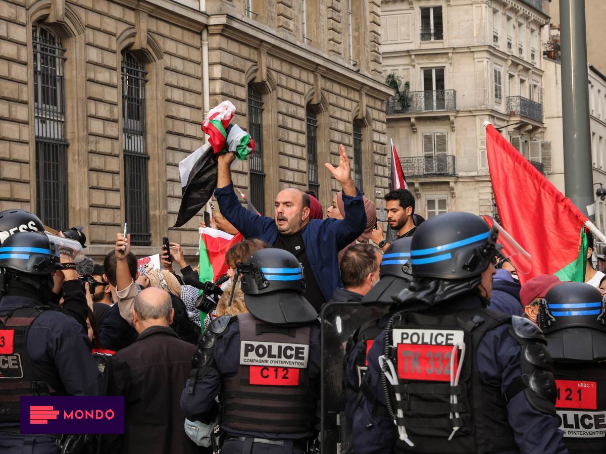 French police disperse pro-Palestinian protesters | Info - Breaking ...