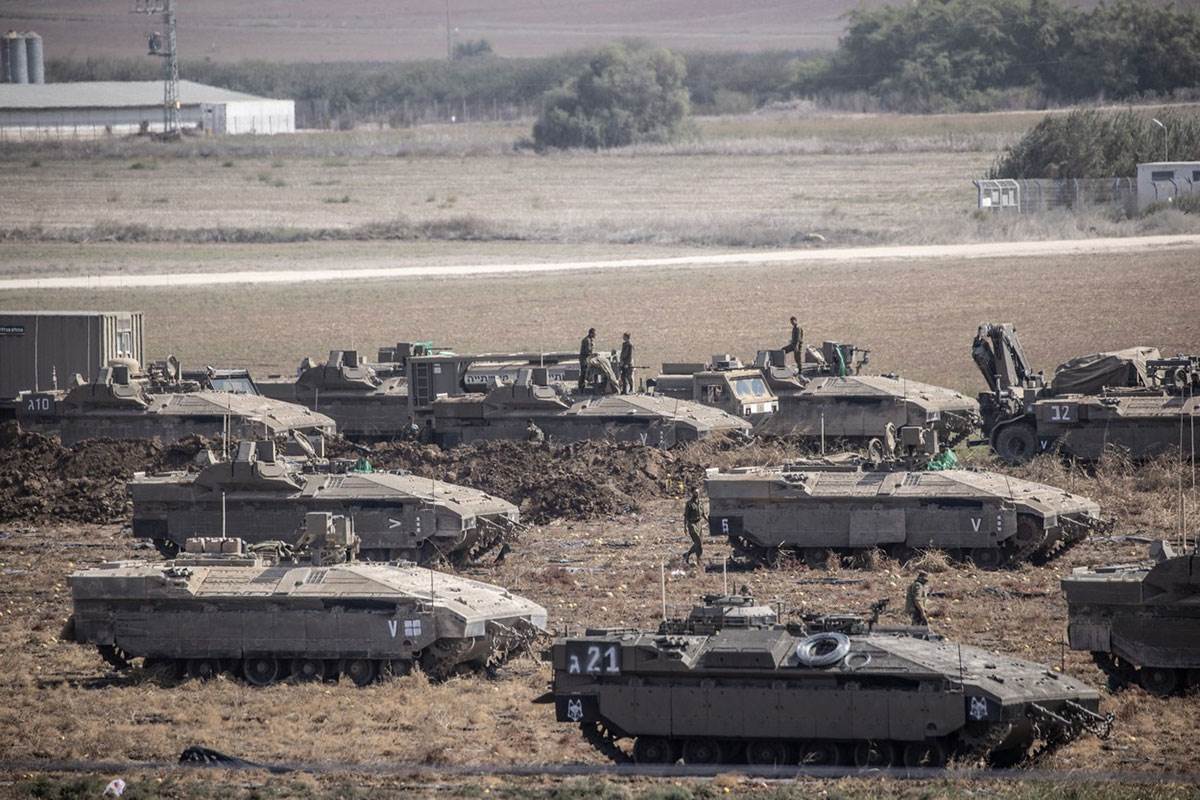  Premijer Izraela posjetio izraelske vojnike na granici sa Gazom 