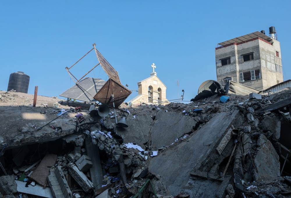  Bombardovanje grčke pravoslavne crkve u Gazi 