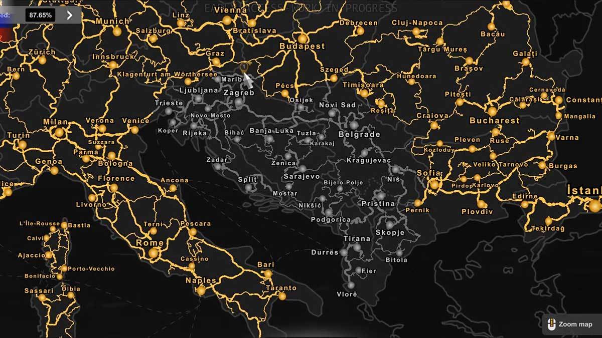 Euro Truck Simulator 2 - West Balkans DLC Euro Truck Simulator 2 - West Balkans DLC