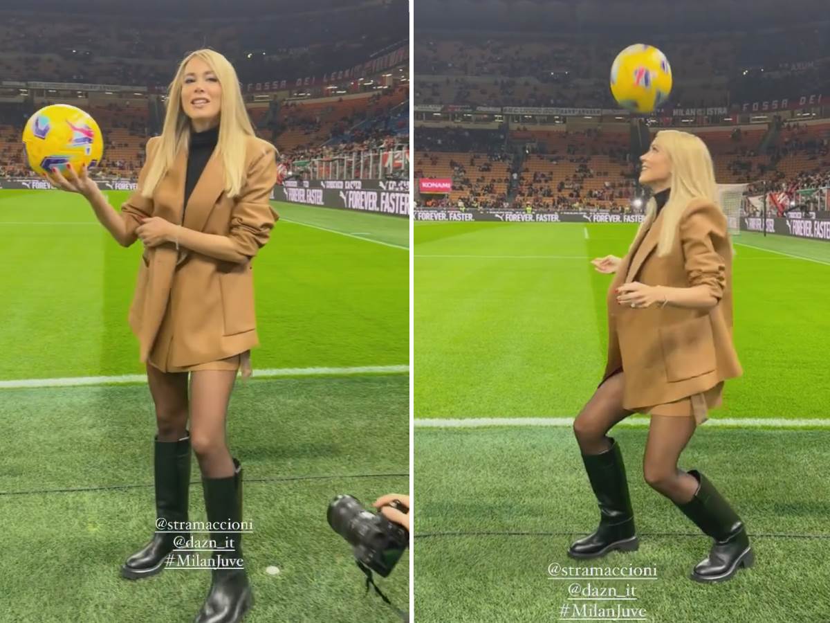  Dileta Leota u mini suknji zaigrala fudbal 