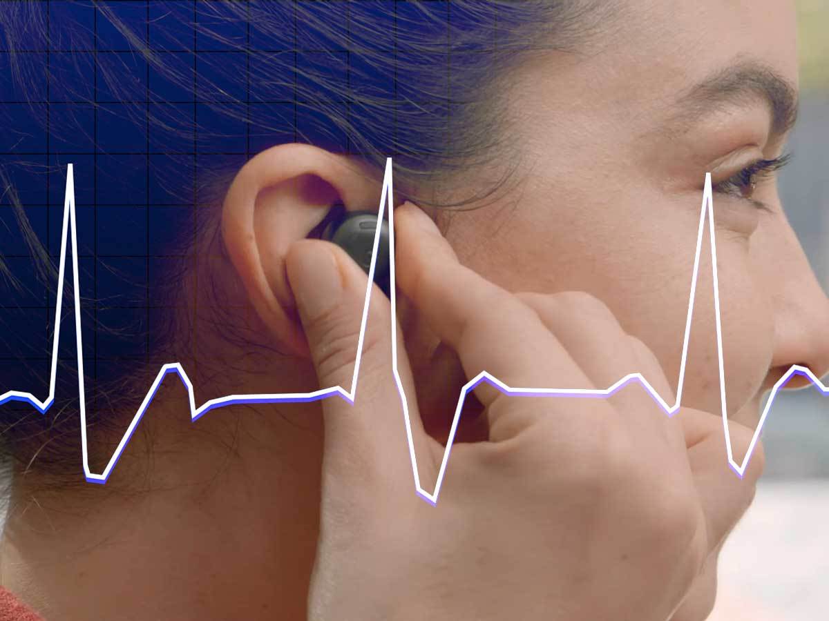 Mjerenje otkucaja srca pomoću slušalica 