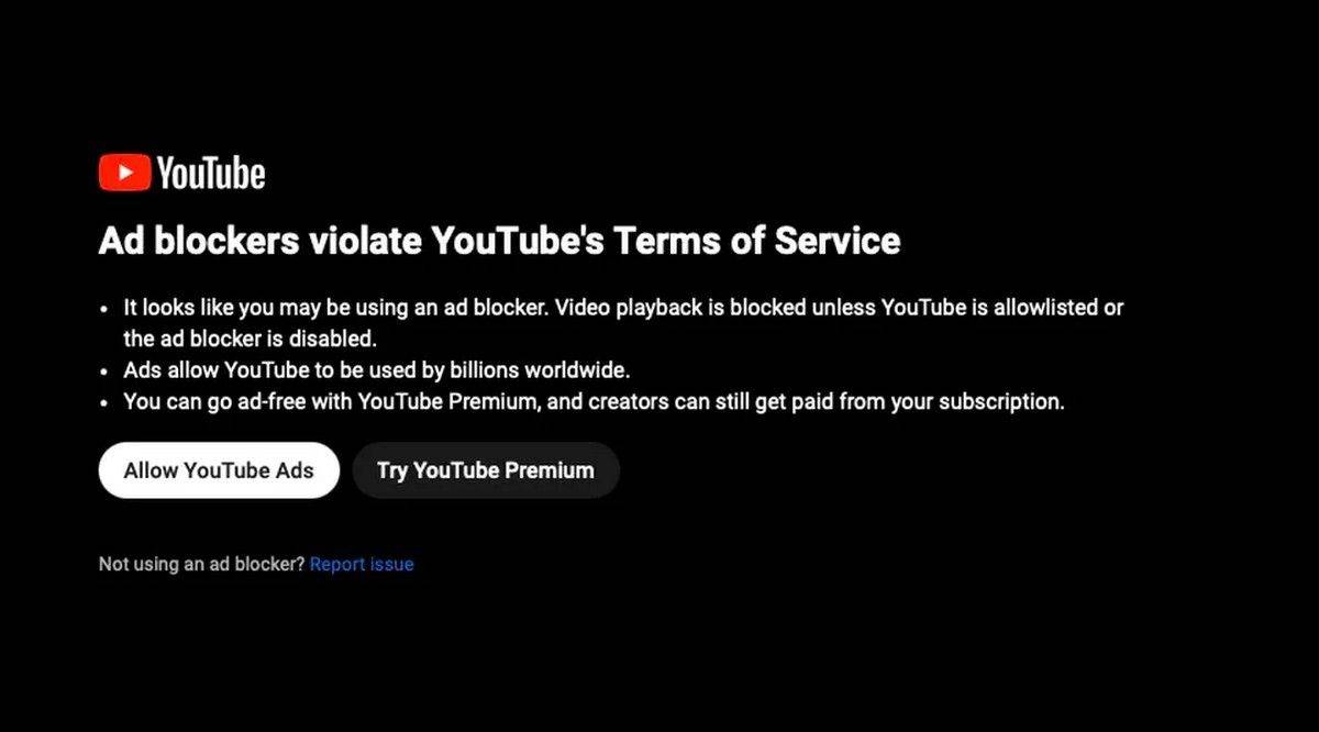 Youtube blokiranje reklama  