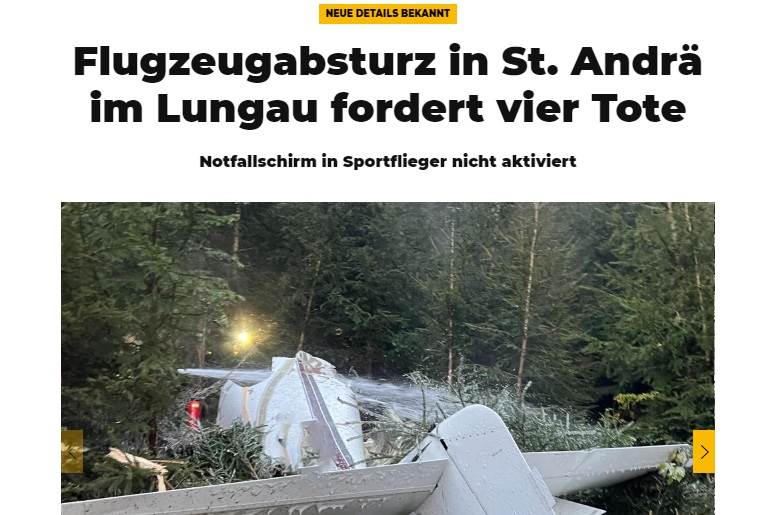  Avion pao u Austriji na letu iz Zagreba 