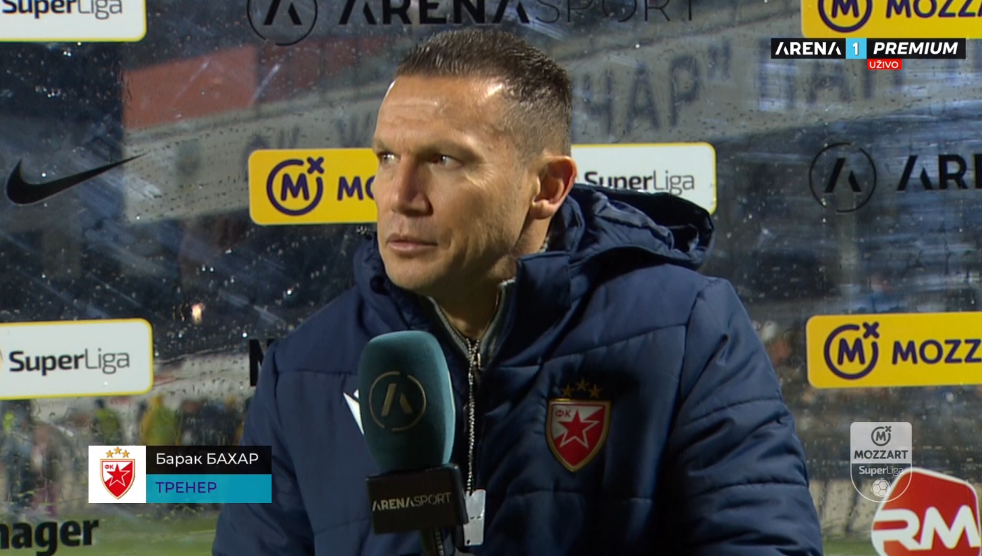  Barak Bahar nakon utakmice Železničar - Zvezda  