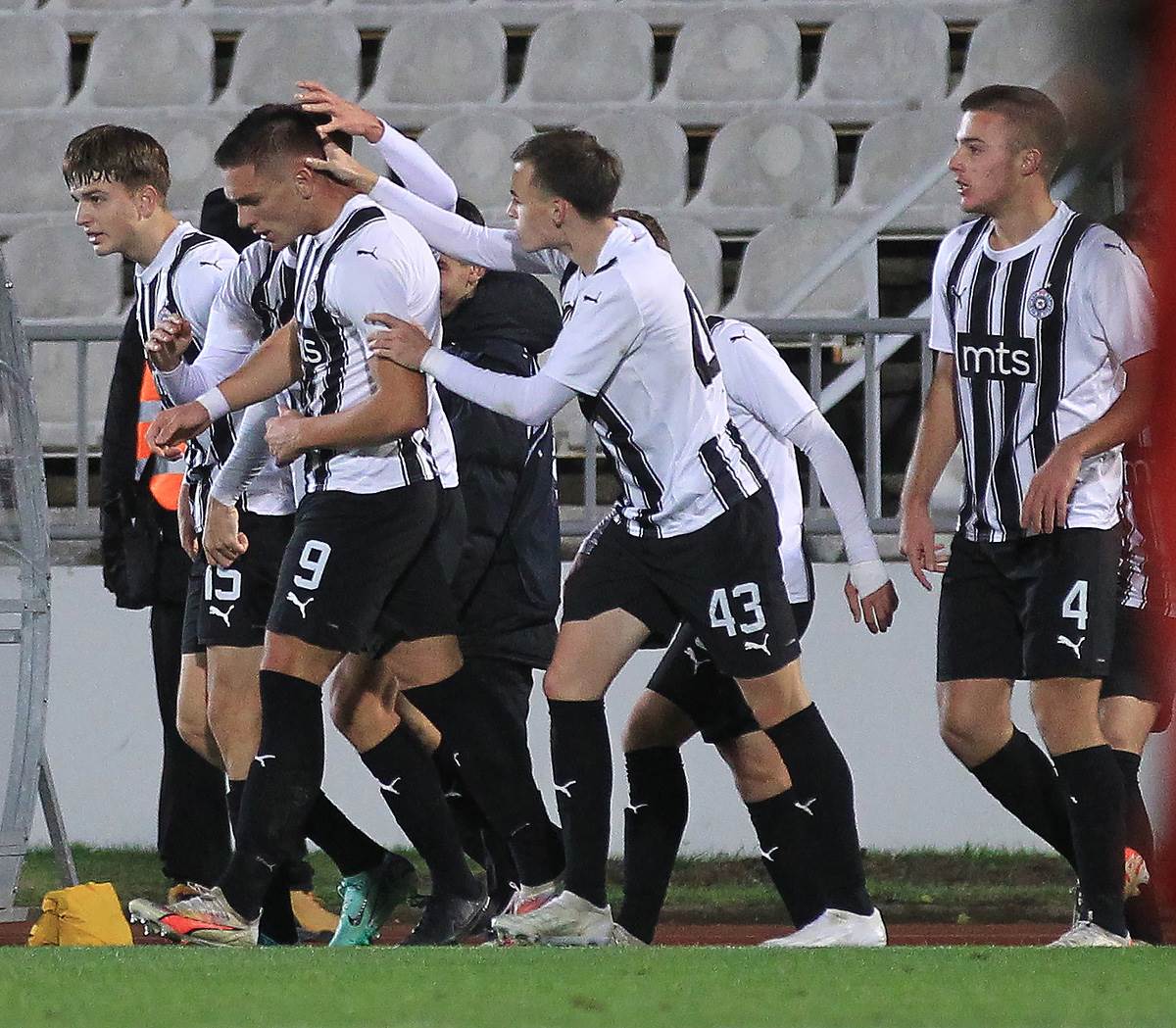  partizan šerif 5 2 omladinska liga šampiona 