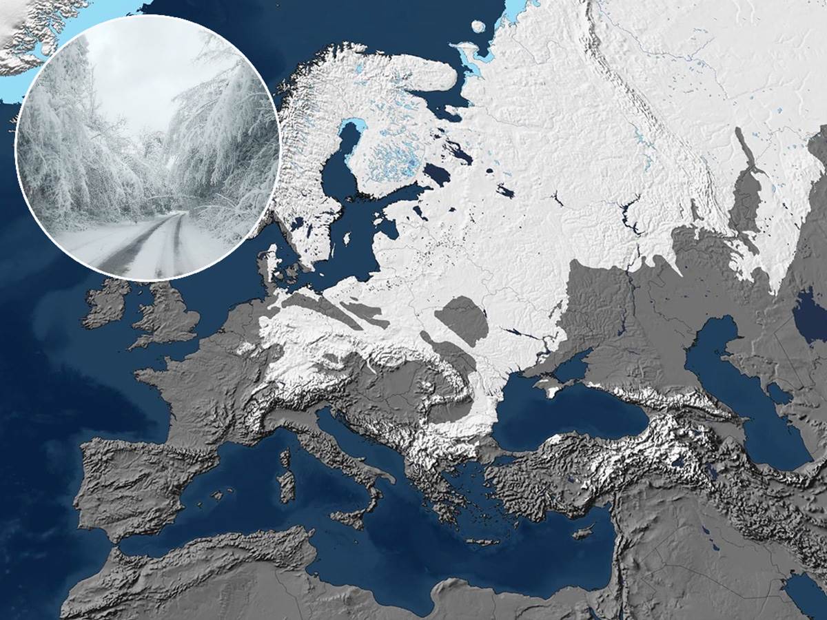  Evropa nije vidjela ovakav sneg 10 godina 