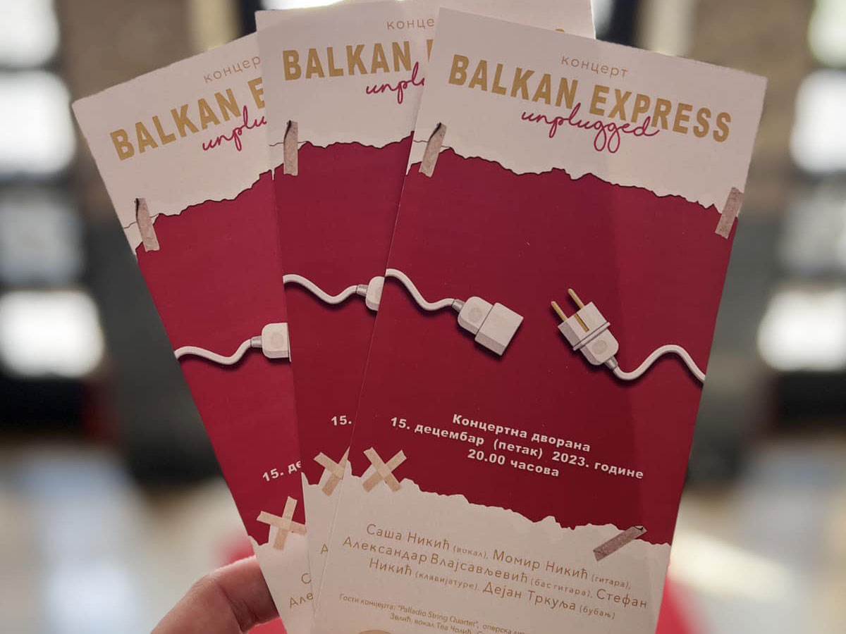  Balkan Express unplugged u Banskom dvoru 