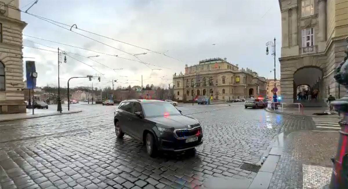  Snimak nakon pucnjave u Pragu 