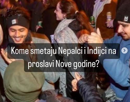  Nepalci i Indijci Zagreb nova godina 