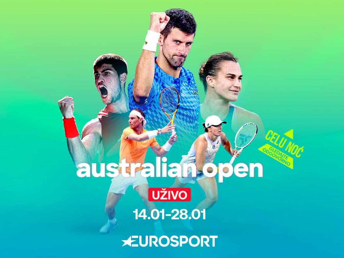  Australian Open na Eurosportu  