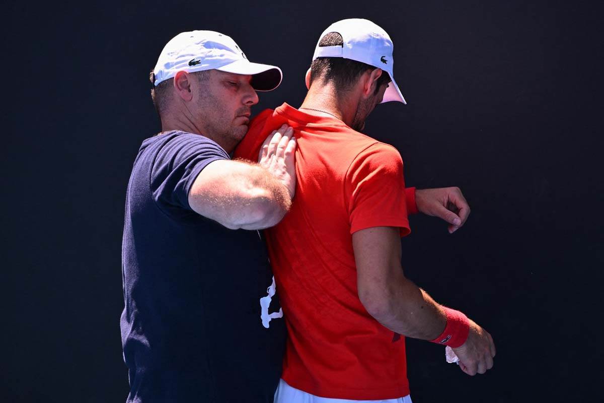  Da li je Novak Djokovic povrijedjen na Australijan openu 
