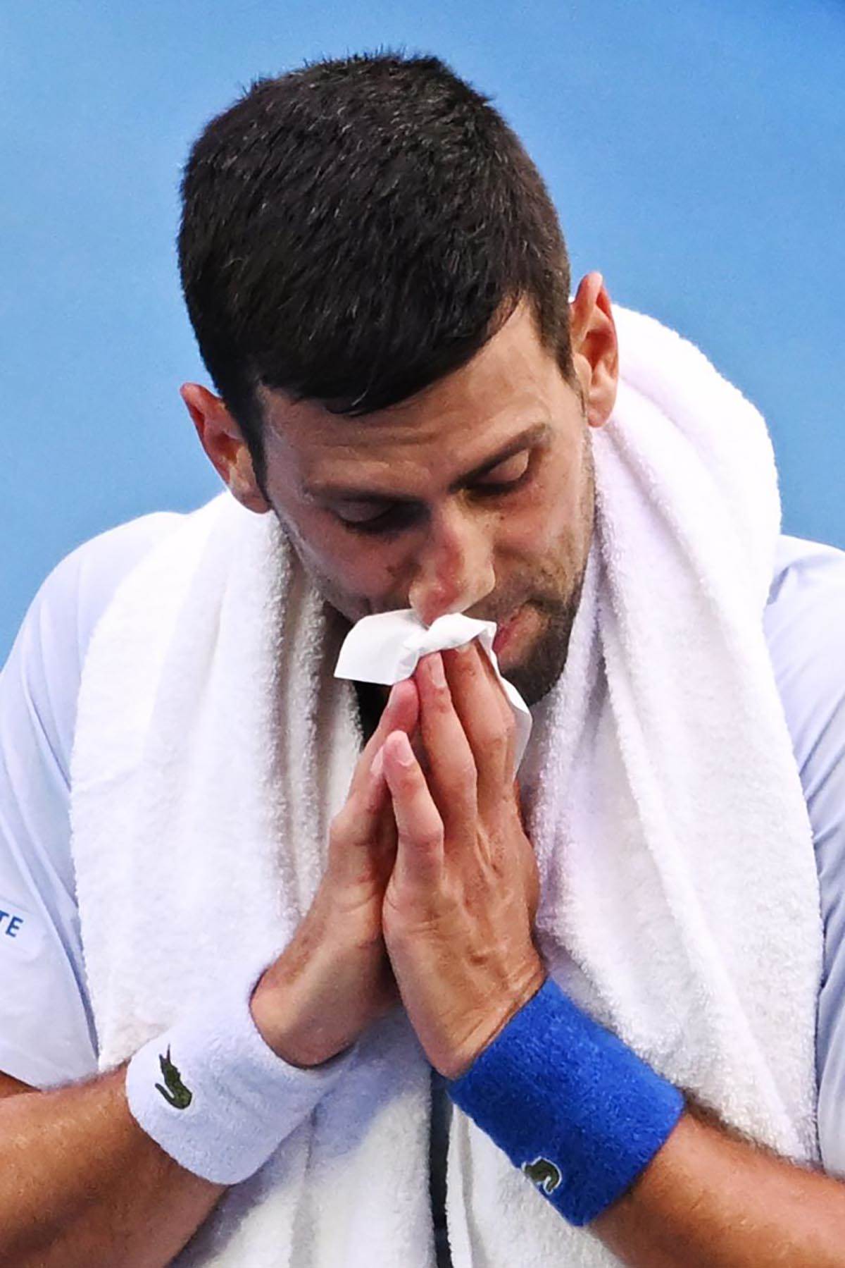 Novaka Đokovića i dalje muči prehlada Novaka Đokovića i dalje muči prehlada