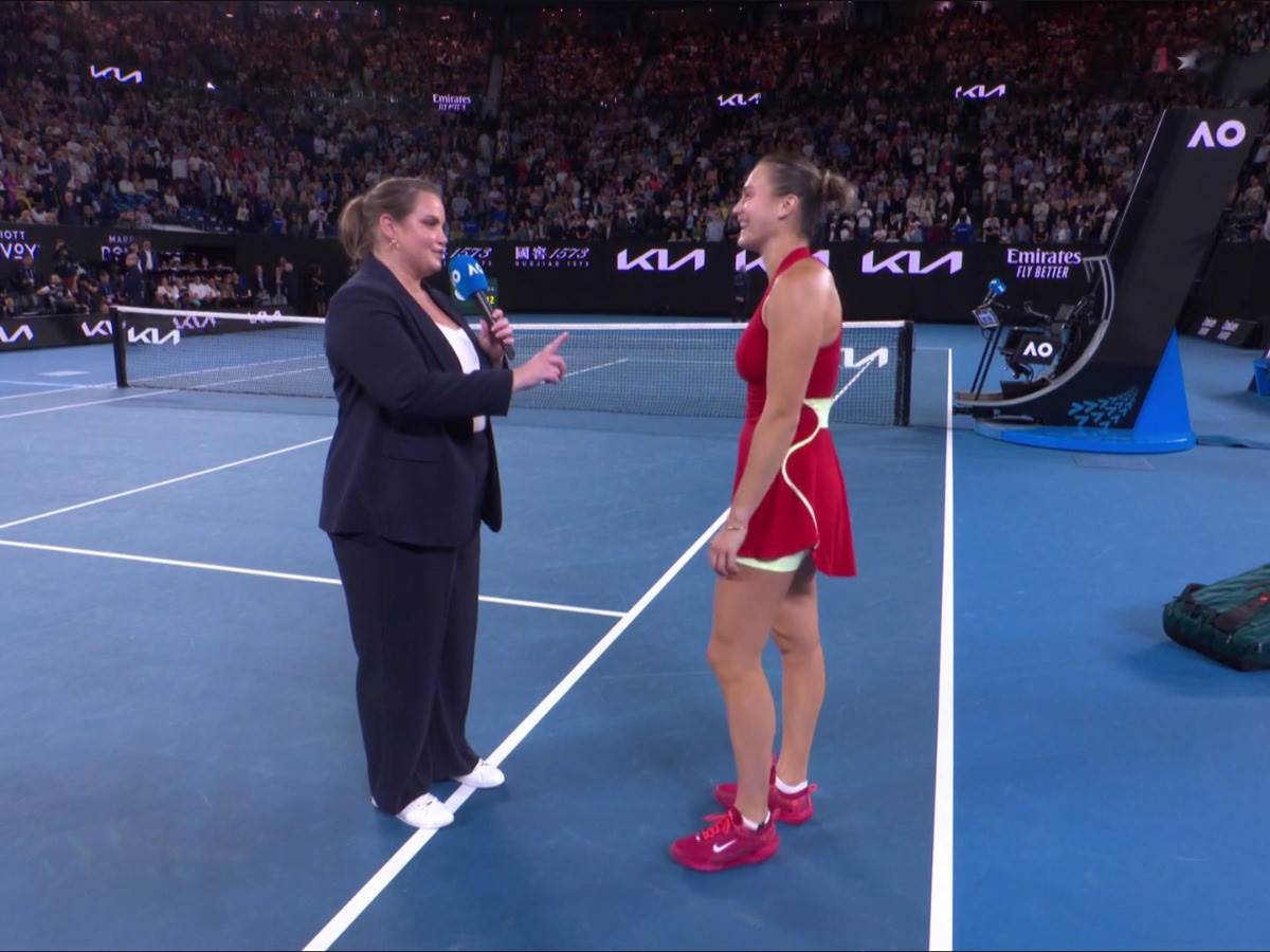 Jelena Dokić i Arina Sabalenka na Australijan openu Jelena Dokić i Arina Sabalenka na Australijan openu