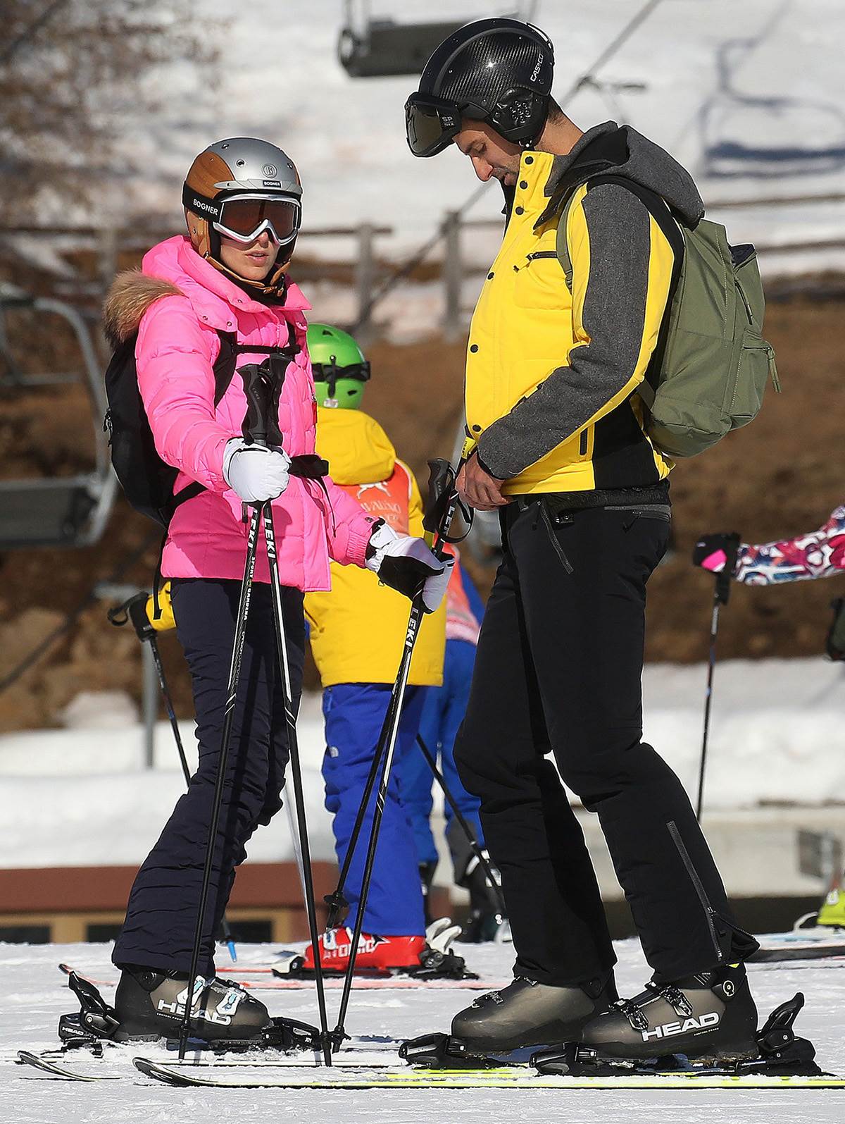 Jelena Đoković i moon boots Jelena Đoković i moon boots