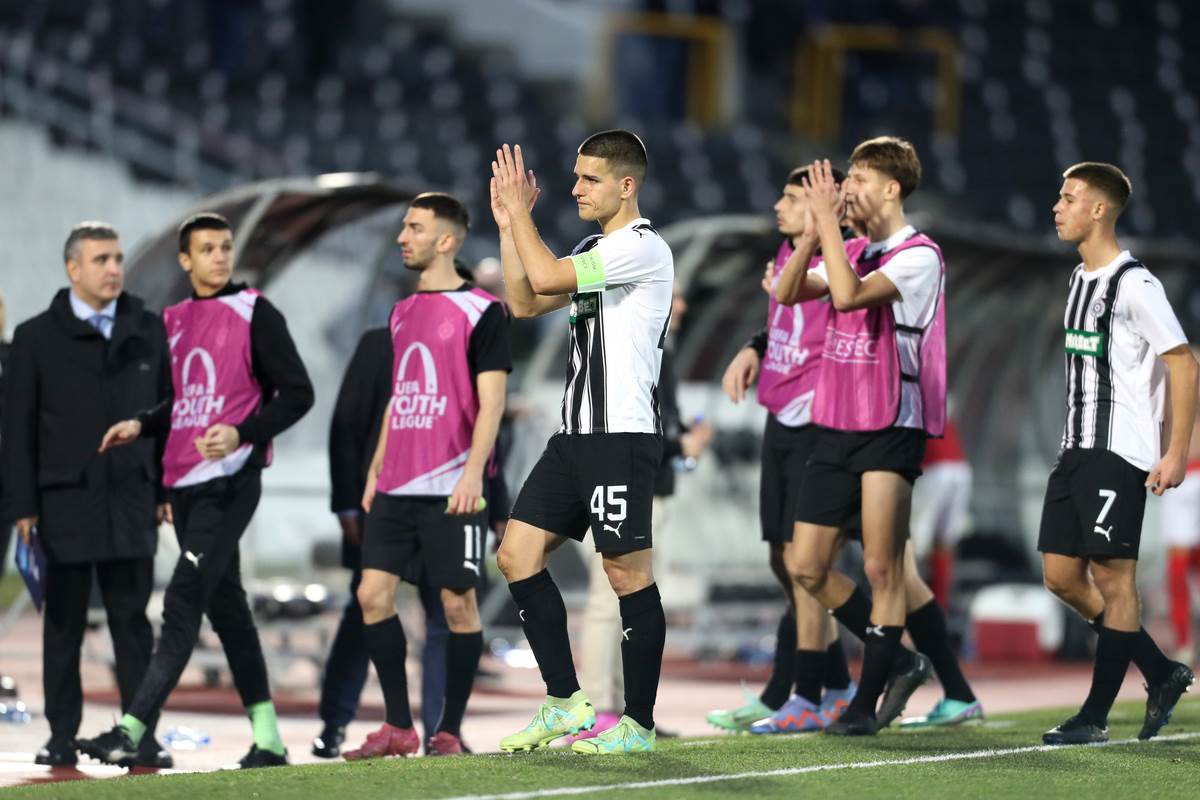  Partizan ispao u Omladinskoj Ligi šampiona od Brage 
