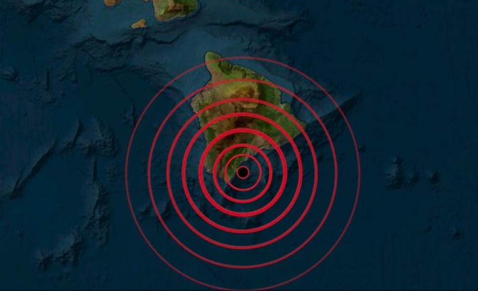  Strahovit zemljotres pogodio Havaje 