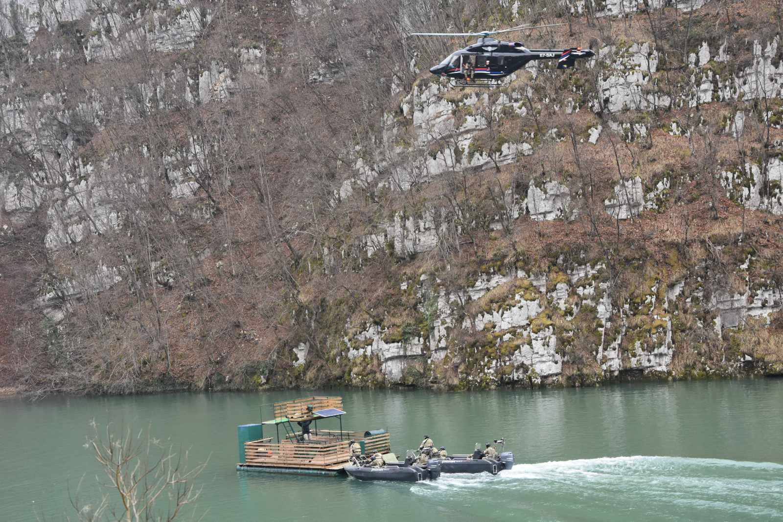  Vježba specijalaca MUP-a RS i Srbije na jezeru Bočac 