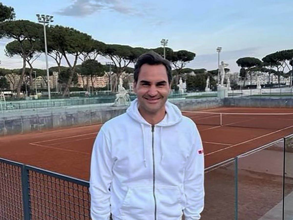  Rodžer Federer odmara se u Rimu 