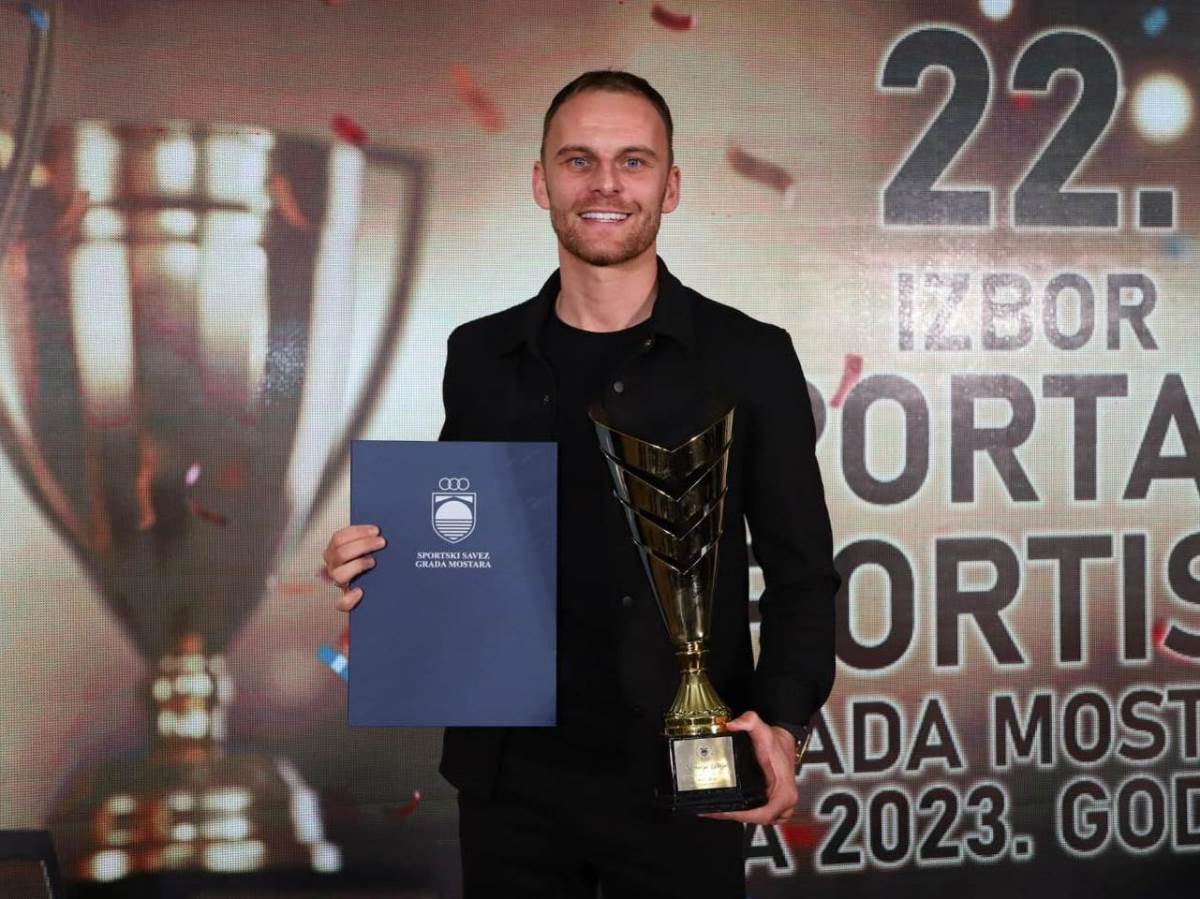  Nemanja Bilbija i Lana Pudar najbolji sportisti Mostara u 2023. 