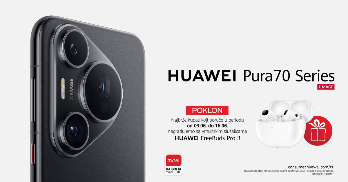  Huawei Pura 70 u mtelu 